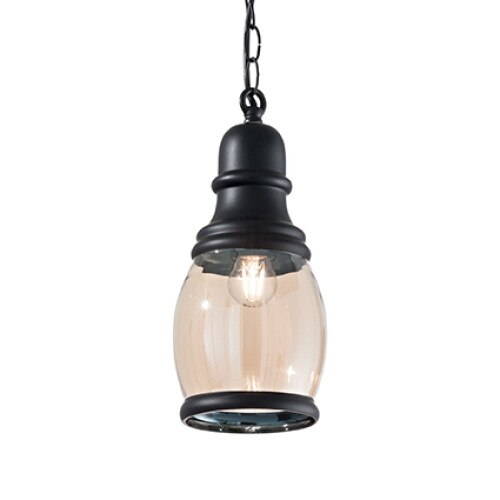 Lustra, HANSEL SP1 OVAL, IDEAL LUX , 8021696168609, negru