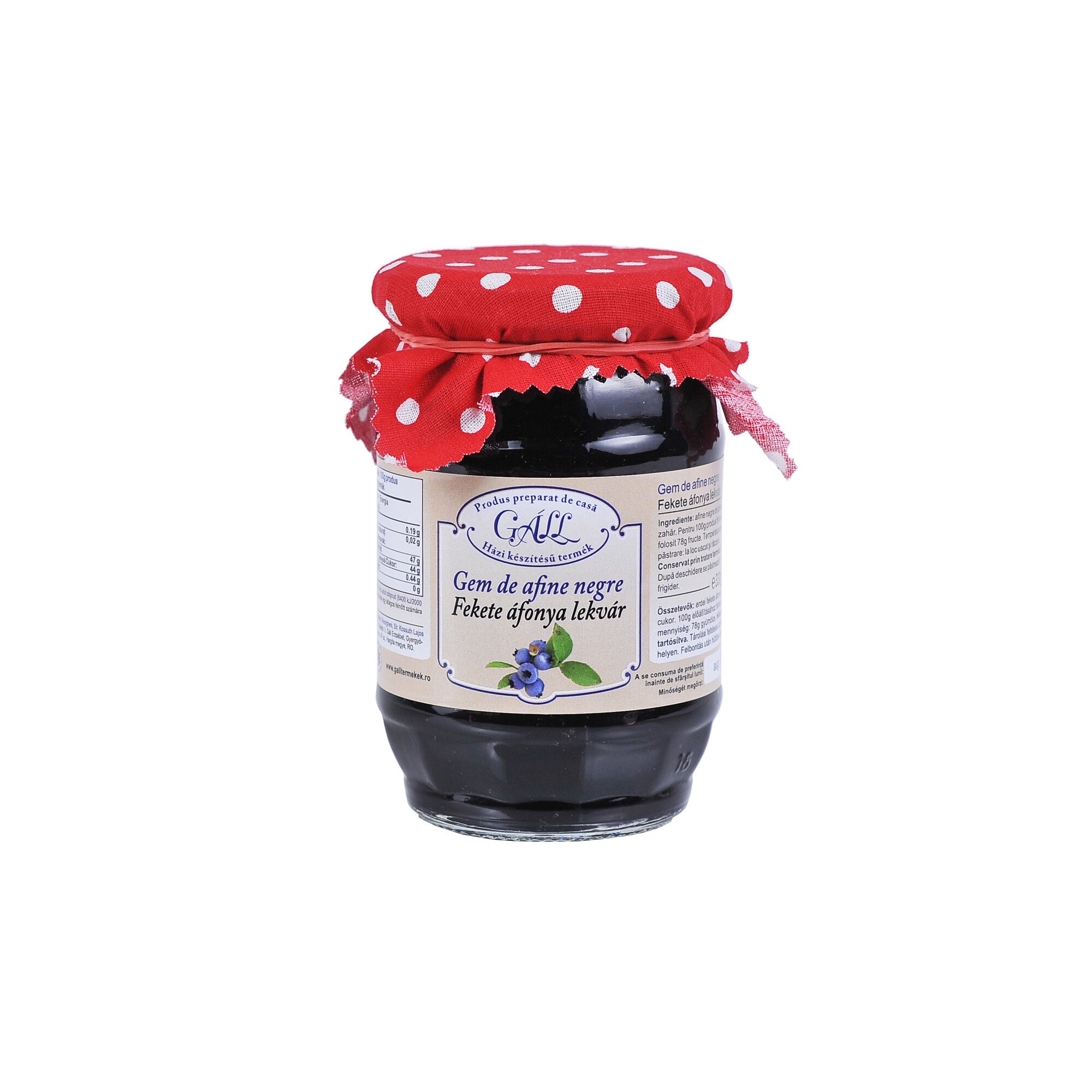 Gem afine negre, Gall, 340 g