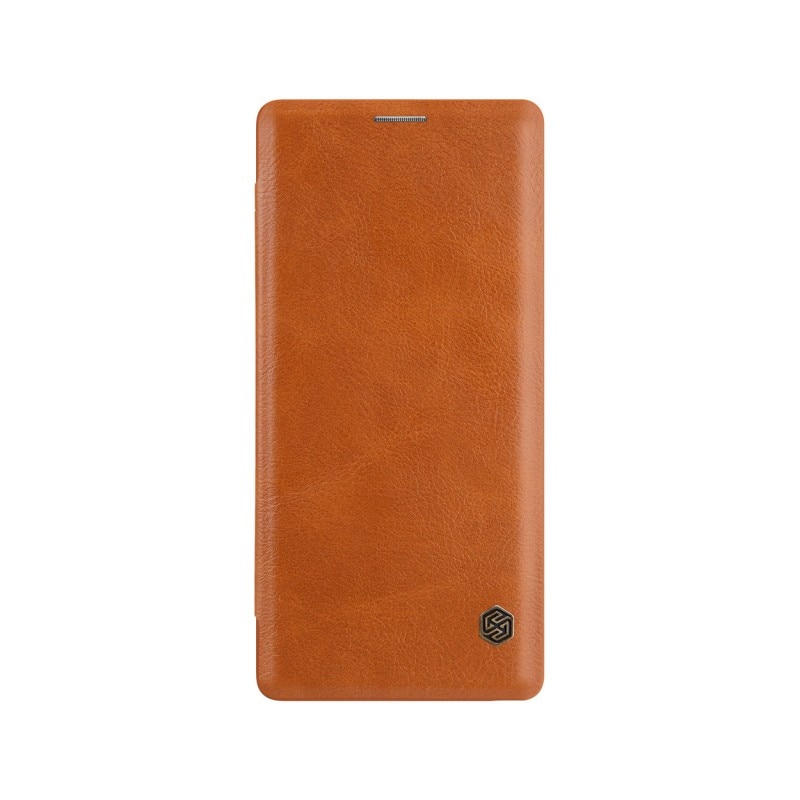 Husa Premium Flip Cover Nillkin Qin Samsung Note 9 Brown