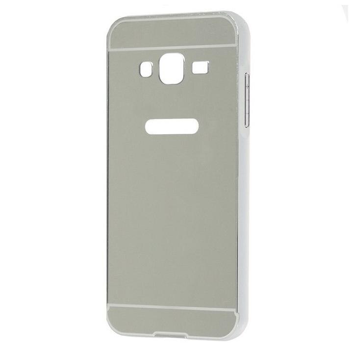 Husa Bumper Aluminiu Mat I-berry Pentru Samsung Galaxy J3 J320 (2016) Argintiu