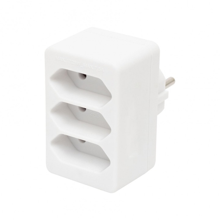 Somogyi NV 23/WH 3 euro разпределител, бял