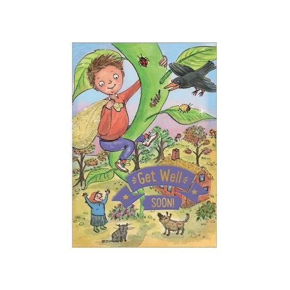 Felicitare interactiva - Jack and the beanstalk - Happy Birthday