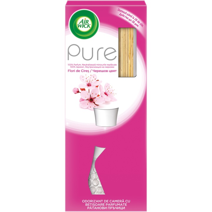 Ароматизиращи пръчици Air Wick Reed Diffusers Cherry Blossom, 25 мл