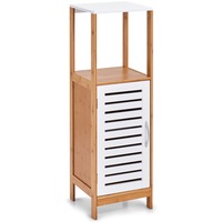 etajera zeller pentru baie din bambus 30 x 30 x 96 cm albmaro imagen 0_0_0