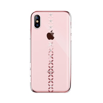 Carcasa Devia Lucky Star pentru iPhone XS Max, Roz Carcasa Devia Lucky Star pentru iPhone XS Max, Roz