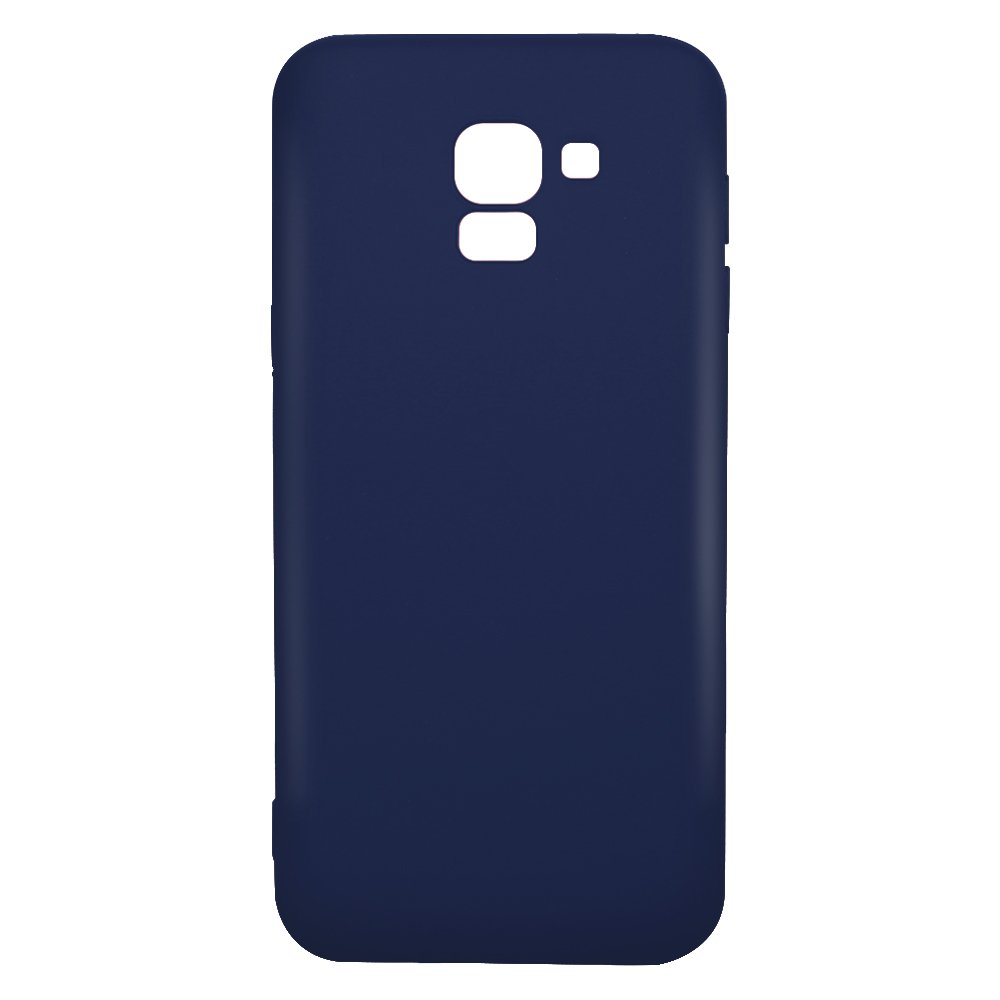 Husa Silicon Just Must Candy pentru Samsung Galaxy J6 2018, Albastru