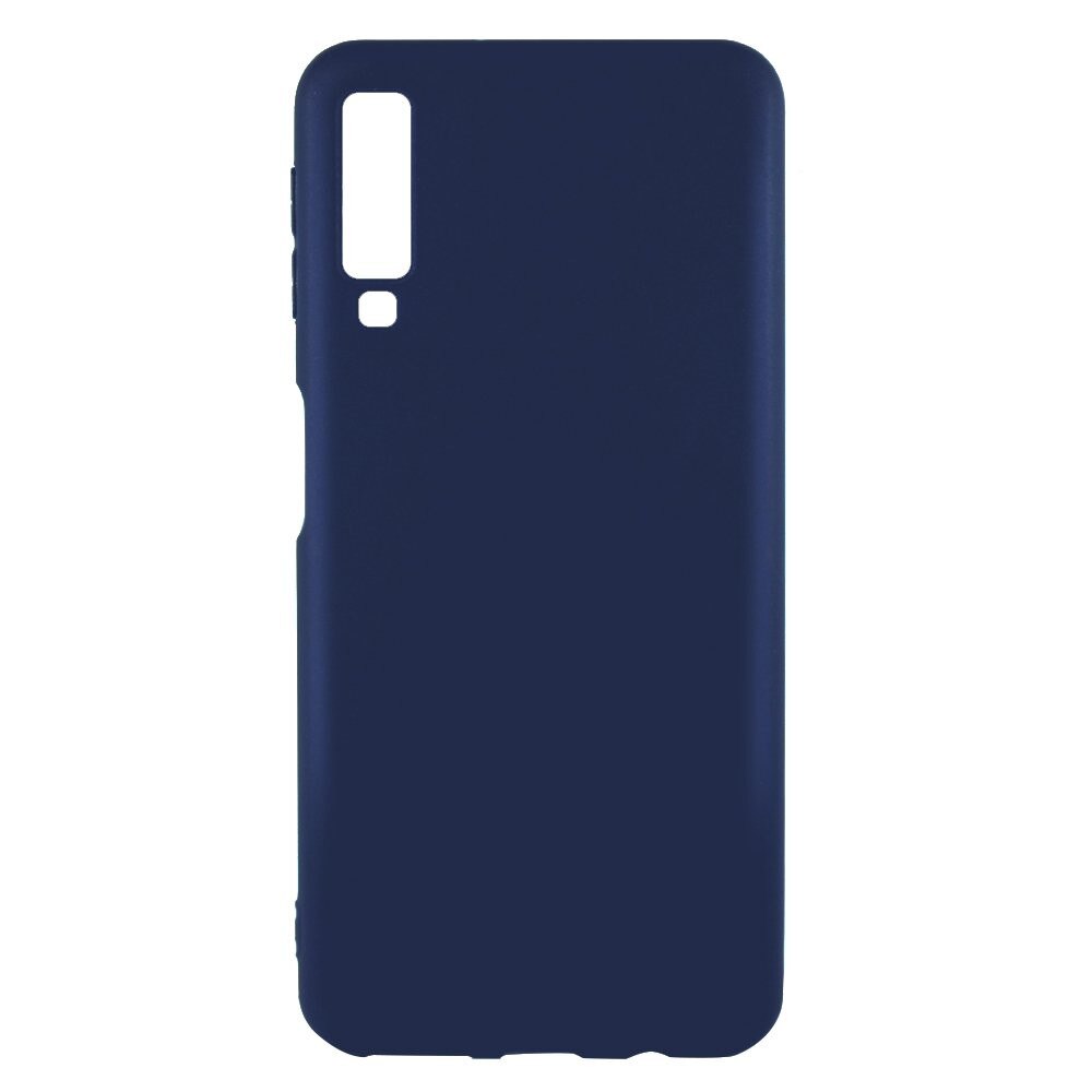 Husa Silicon Just Must Candy pentru Samsung Galaxy A7 2018, Albastru