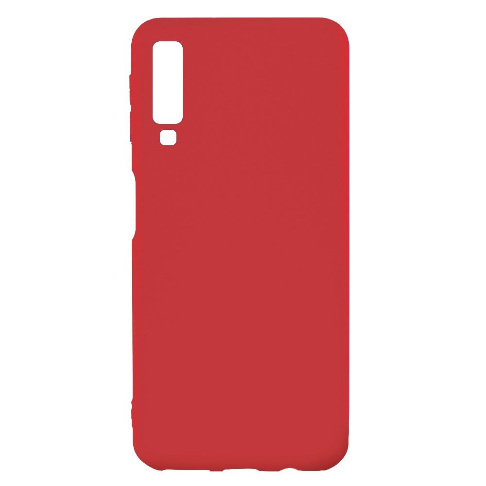 Husa Silicon Just Must Candy pentru Samsung Galaxy A7 2018, Rosu