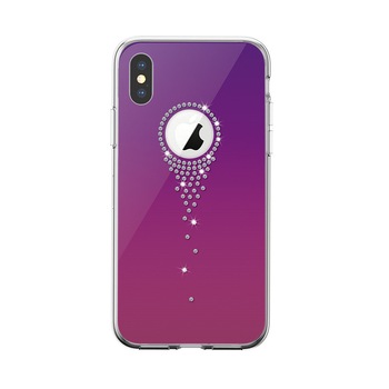Carcasa Devia Angel Tears pentru iPhone XS / X, Violet Carcasa Devia Angel Tears pentru iPhone XS / X, Violet
