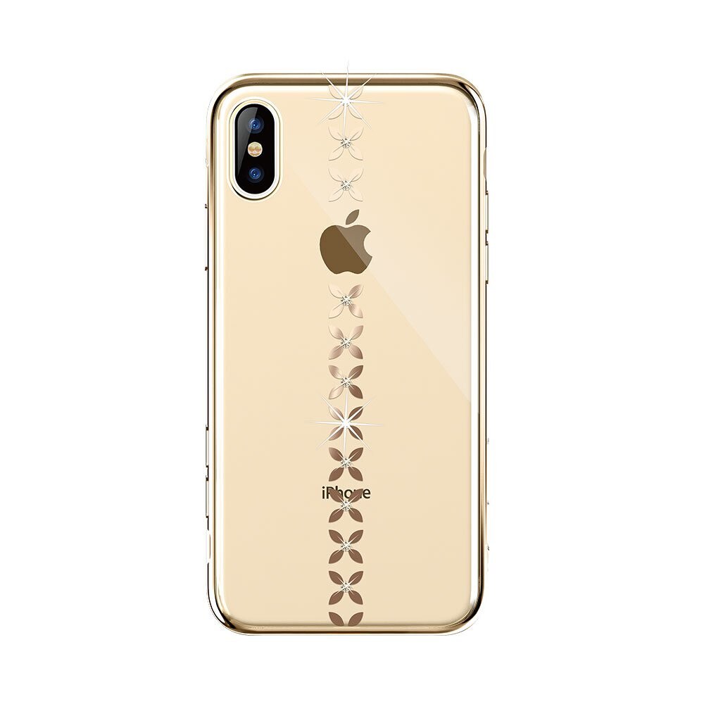 Калъф Devia Lucky Star за iPhone XS Max, златен - eMAG.bg