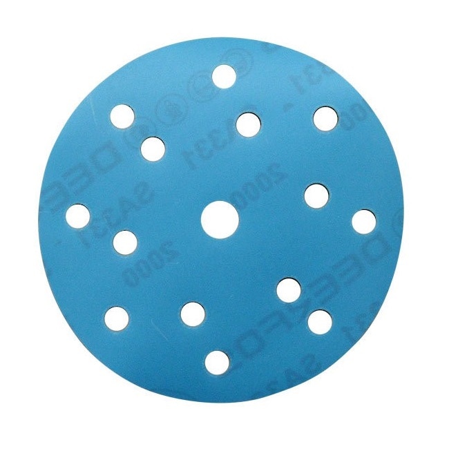 Set 50 buc disc abraziv DEERFOS SA331 150 mm 15 gauri granulatie 180, prindere arici (cu scai, velcro)