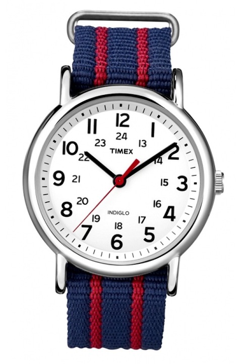 Ceas barbatesc Timex Weekender T2N747, Multicolor, Textil, Quartz