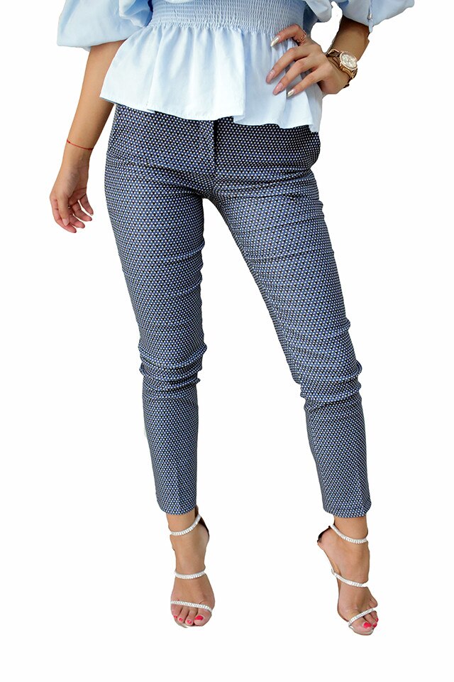 Pantaloni dama, Kameleon Fashion, Albastru inchis