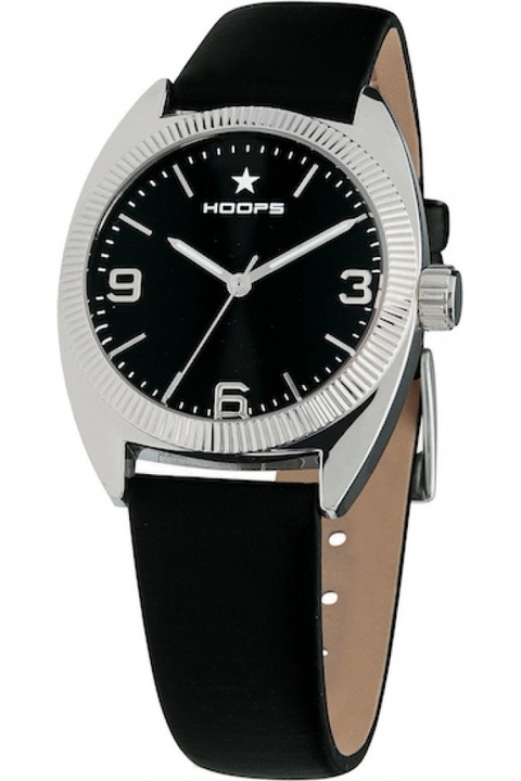 Дамски часовник Hoops Liberty Steel 2596L01, Плат, Кварц, Черен