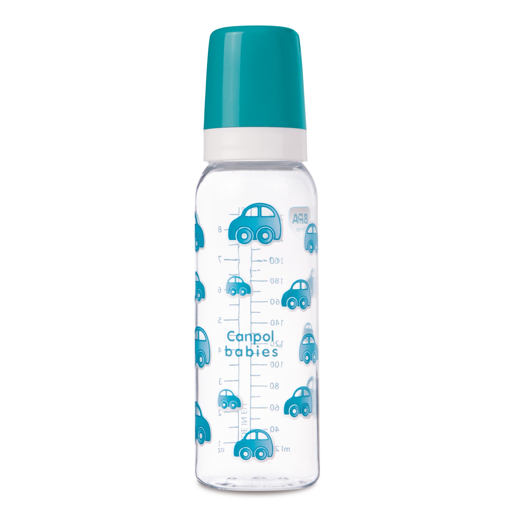 Biberon, Canpol babies®, Tritan, 250 ml, imprimat masinute albastre