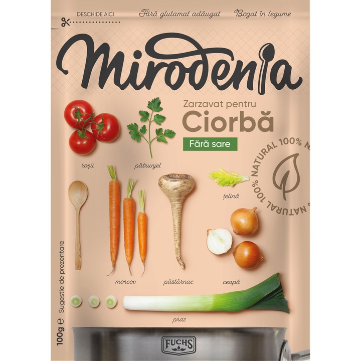 Mirodenia „zarzavat pentru ciorba”, Fuchs, 100 g