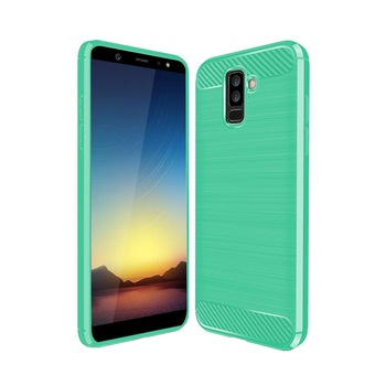 Husa Samsung Galaxy A6 (2018), Slim Armor Carbon, carcasa spate Antisoc, Verde