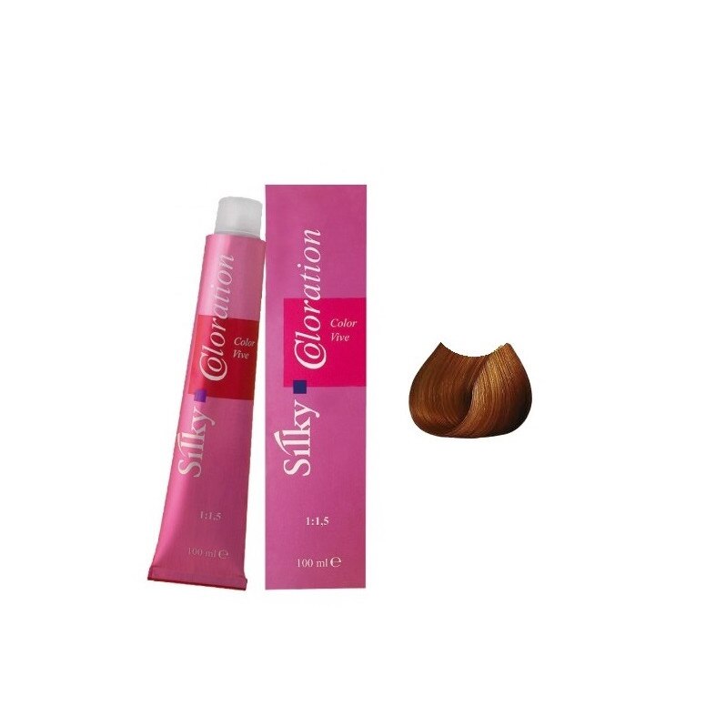 Vopsea Silky 6.34 Blond Inchis Auriu Aramiu 100 ml