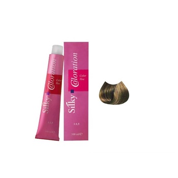 Vopsea Silky 6.0 Blond Inchis Intens 100 ml Vopsea Silky 6.0 Blond Inchis Intens 100 ml