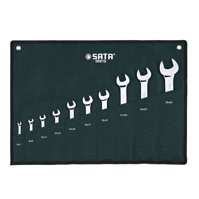 Set chei fixe duble 6-32mm, 10 piese, Sata