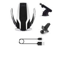 incarcator wireless masina cu dublu senzor 10w auto cu ventuza prindere ventilatie - suport telefon masinanew s6 imagen 19_0_
0