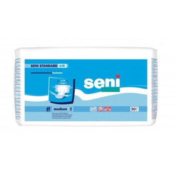 Pachet 2 seturi de Scutece adulti SENI Standard Air nr. 2 Medium - M 30buc/set , Seni M Pachet 2 seturi de Scutece adulti SENI Standard Air nr. 2 Medium - M 30buc/set , Seni M
