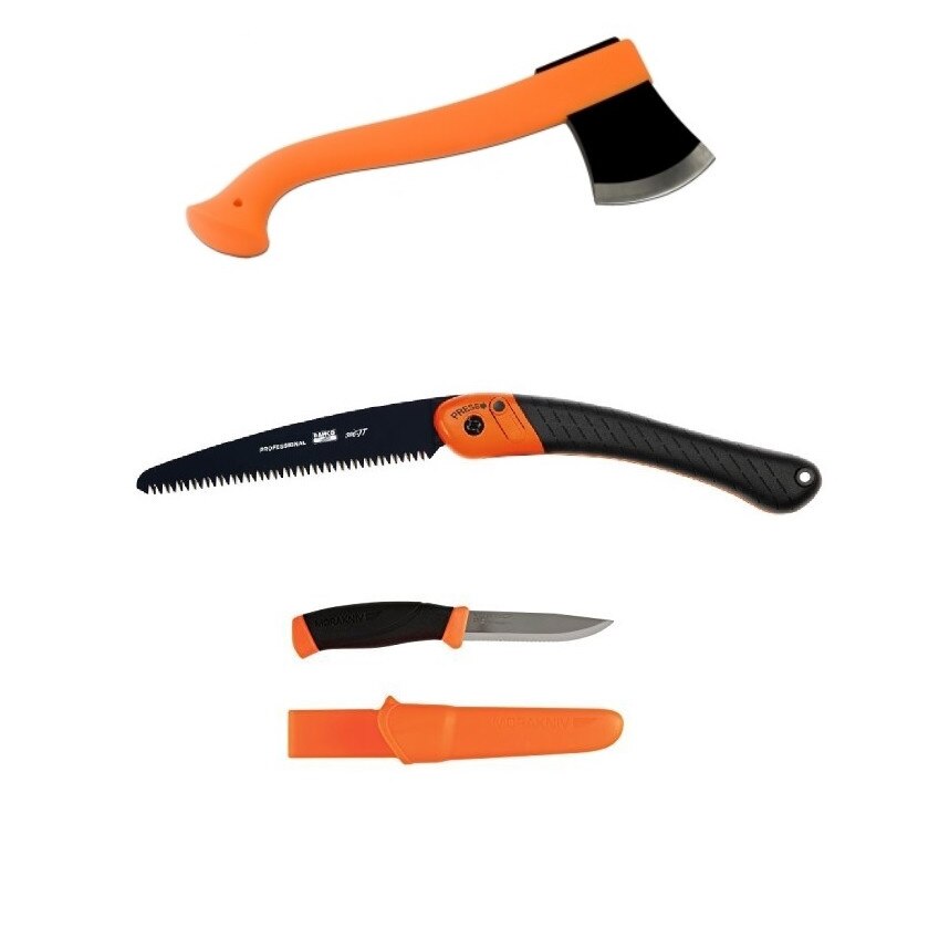 Set topor,cutit si fierastrau Morakniv /Bahco, CBS30