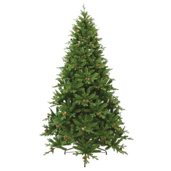 Brad artificial Conifer, 2D+3D+conuri, 180 cm, cu suport metalic inclus Brad artificial Conifer, 2D+3D+conuri, 180 cm, cu suport metalic inclus