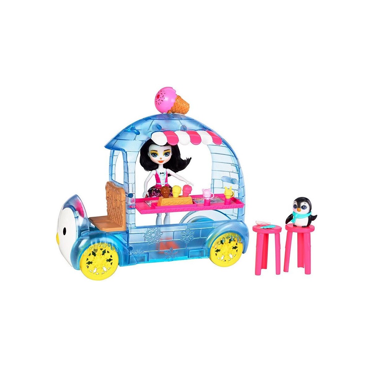Set De Joaca Mattel Enchantimals Masina De Inghetata 267346