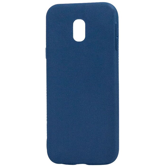 Husa de protectie Lemontti Silky pentru Samsung Galaxy J5 2017, Albastru inchis