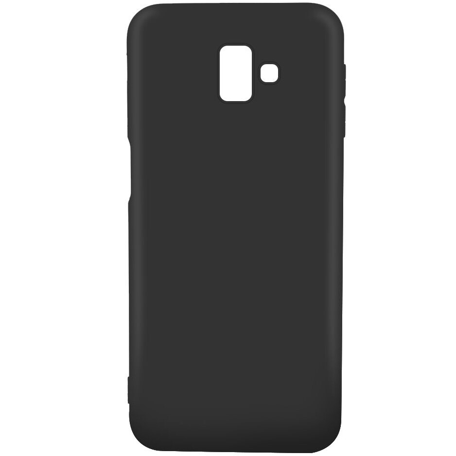 Husa de protectie Lemontti Silky pentru Samsung Galaxy J6 Plus, Black