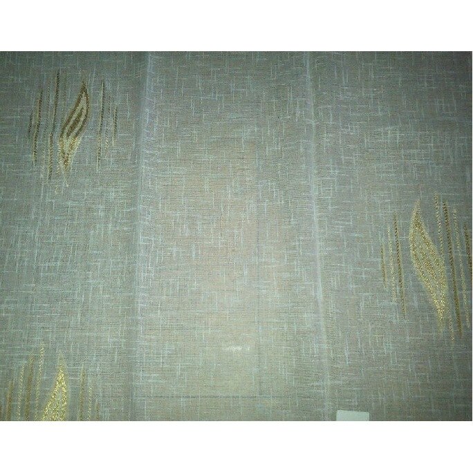 Perdea iMKⓇ din poliester, fir de plumb, latime 280 cm, alb