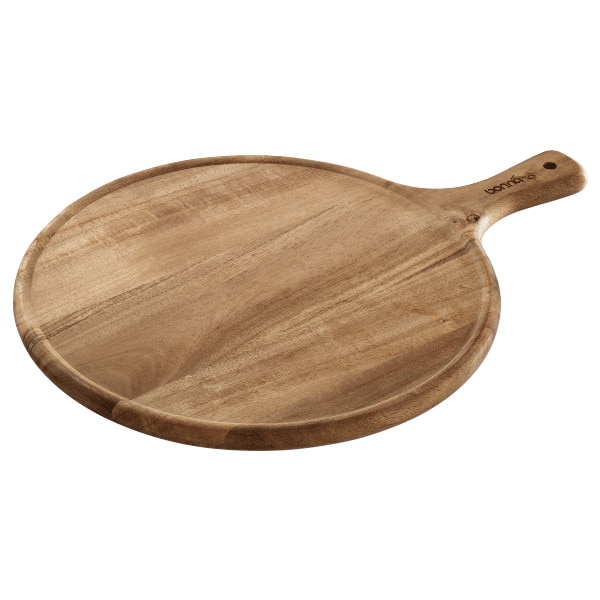 Platou lemn pentru servit pizza BONNA ACACIA 33x1,7cm