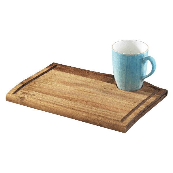 Platou lemn pentru servit BONNA ACACIA 31x23x1,8cm