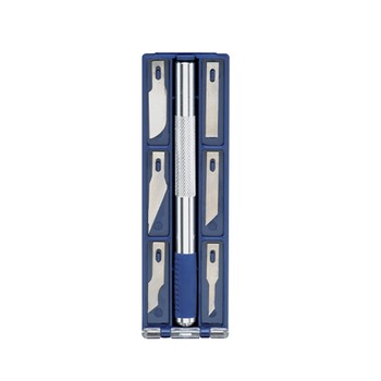 Set cutit Ecobra de precizie cu 6 lame diferite Set cutit Ecobra de precizie cu 6 lame diferite