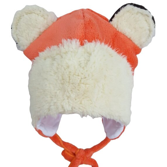 Caciula iarna, Mic Pitic, model cu urechi, Portocaliu