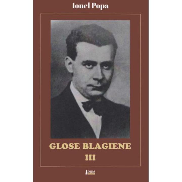 Glose Blagiene Iii - Ionel Popa