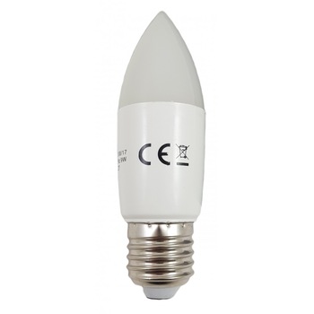 Bec Led Lumanare E27, model C37, 9W=80W, 6400K, lumina rece Bec Led Lumanare E27, model C37, 9W=80W, 6400K, lumina rece