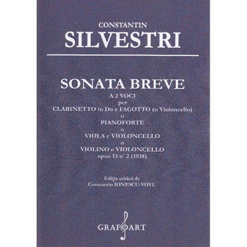 Sonata Breve a 2 voci per Clarinetto in Do e Fagotto - Constantin Silvestri Sonata Breve a 2 voci per Clarinetto in Do e Fagotto - Constantin Silvestri