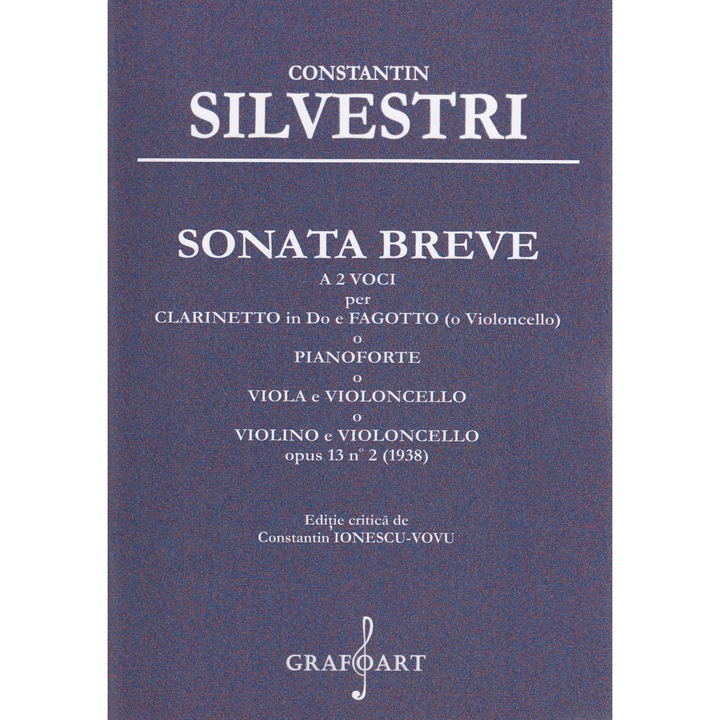 Sonata Breve A 2 Voci Per Clarinetto In Do E Fagotto - Constantin Silvestri