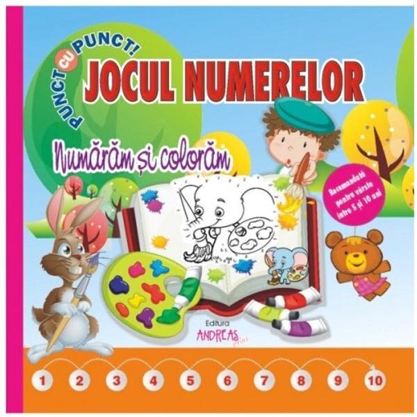 Jocul numerelor - Numaram si coloram