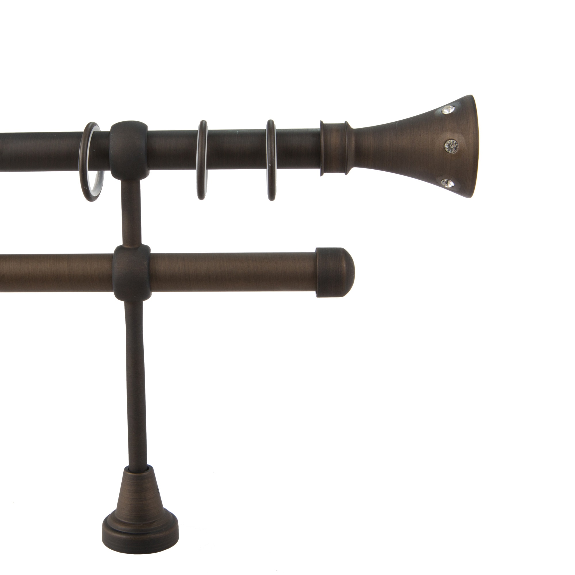 Galerie dubla Carter,grosime 19mm, maro, 240 cm