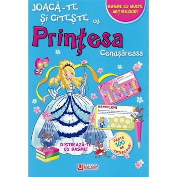 Joaca-te si citeste cu printesa Cenusareasa Joaca-te si citeste cu printesa Cenusareasa