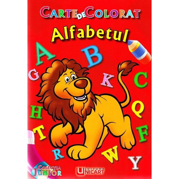 Alfabetul - Carte de colorat