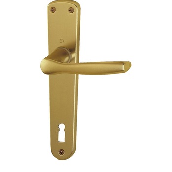 Maner usa interior, Hoppe Milano, cu sild pentru cheie, material aluminiu, culoare bronz, 90 x 30 mm Maner usa interior, Hoppe Milano, cu sild pentru cheie, material aluminiu, culoare bronz, 90 x 30 mm