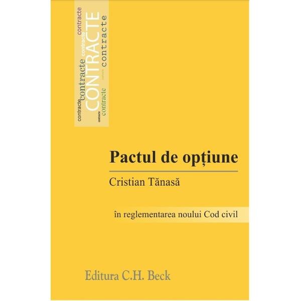 Pactul de optiune - Cristian Tanasa