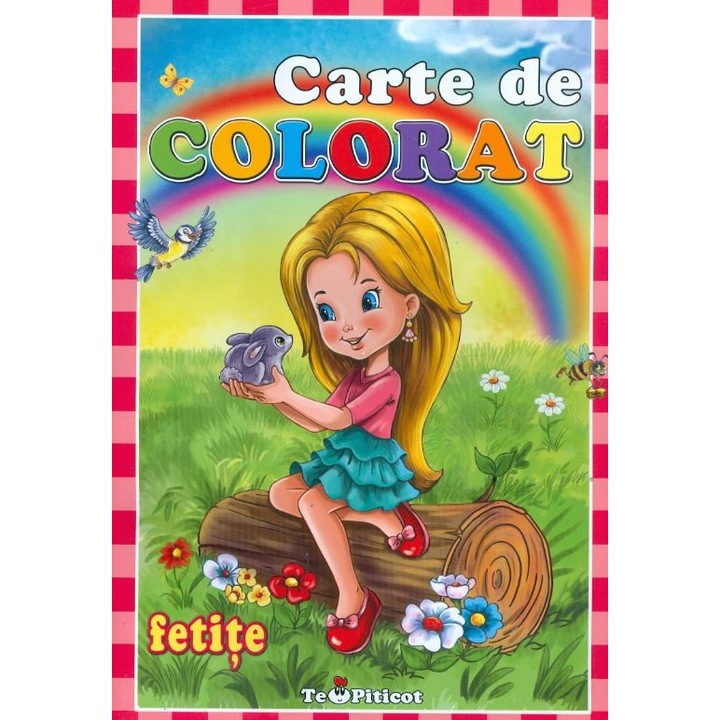 Carte De Colorat: Fetite