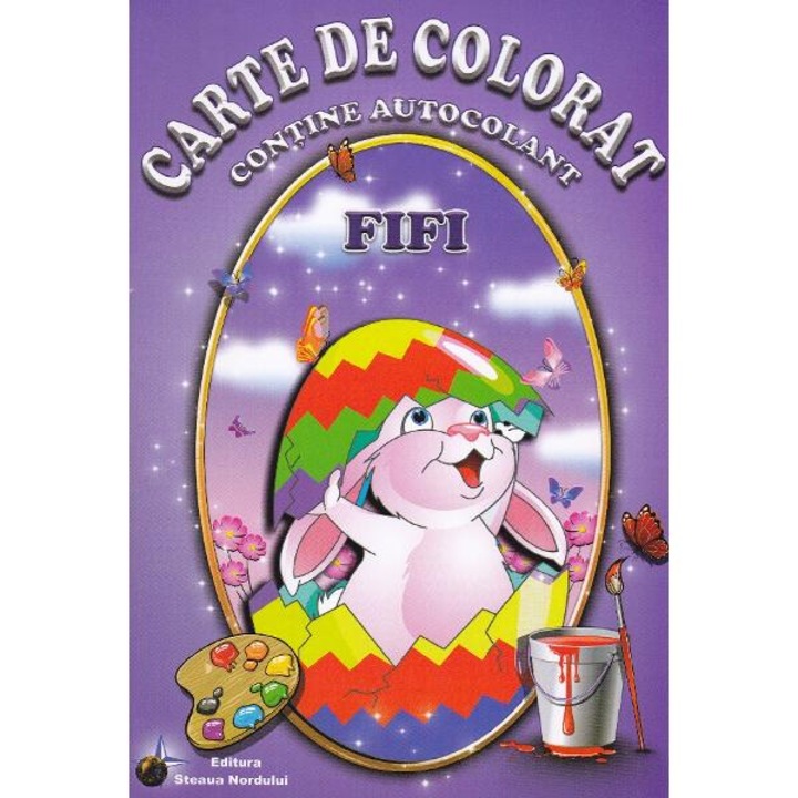 Carte de colorat - fifi