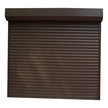 Usa garaj automata 3000 x 2600, lamele 55 mm , maro 8014 Usa garaj automata 3000 x 2600, lamele 55 mm , maro 8014