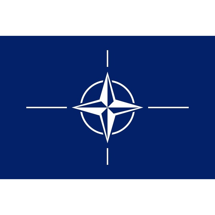 Steag NATO, Metropolis,imprimat, 135x90 cm